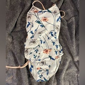 One piece bathing suit!